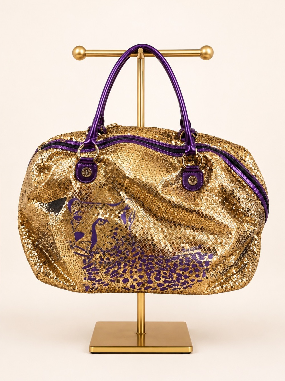 RARE Betseyville Betsey
Johnson Cheetah Weekender
Bag